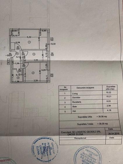 Apartament cu 2 camere decomandat în Central