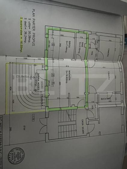 Spatiu comercial pretabil Amanet/Frizerie/Salon -Acces din B - 1