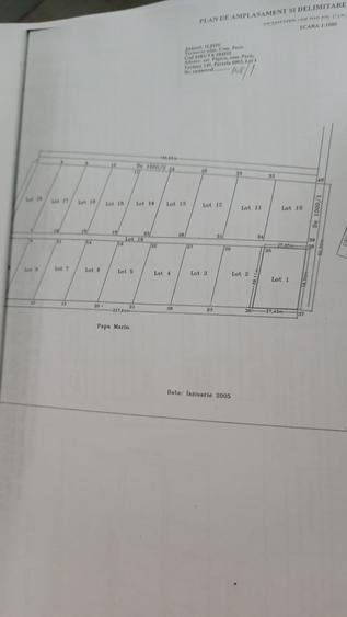 Teren intravilan de 1021 mp, în Periș