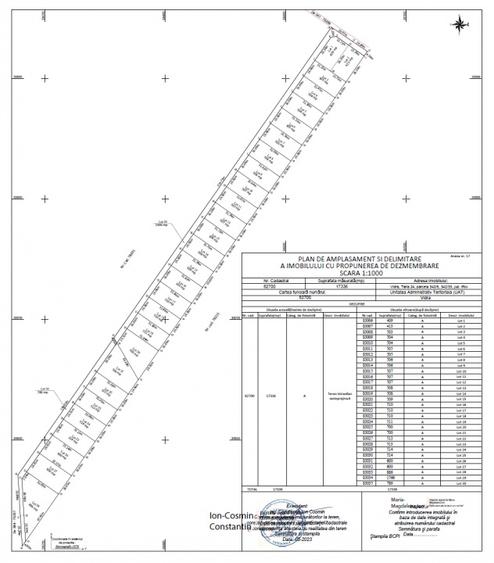 Teren Construcții intravilan de 513 mp, în Berceni