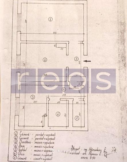 Apartament cu 2 camere decomandat în Floreasca