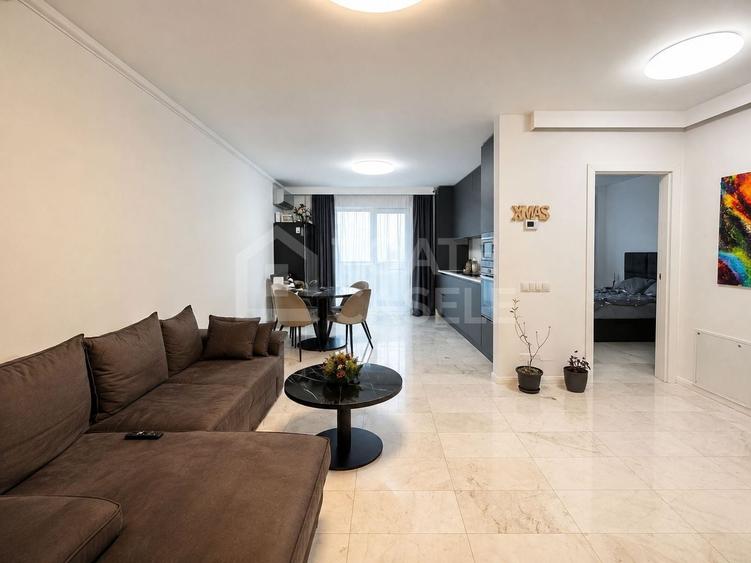 Apartament cu 2 camere decomandat, mobilat în Borhanci