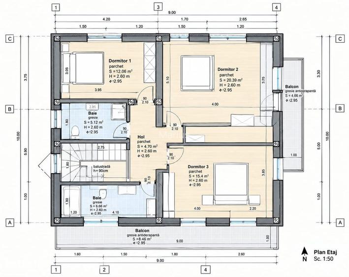 Casa Noua La 10 Km De Arad | 500 Mp Teren | 4 Dormitoare | 3 Bai