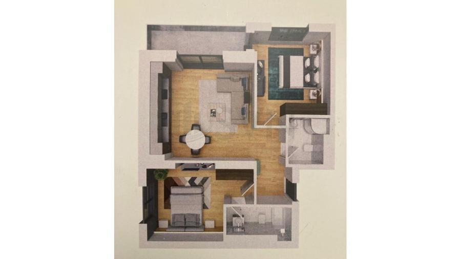Apartament cu 3 camere decomandat în Central