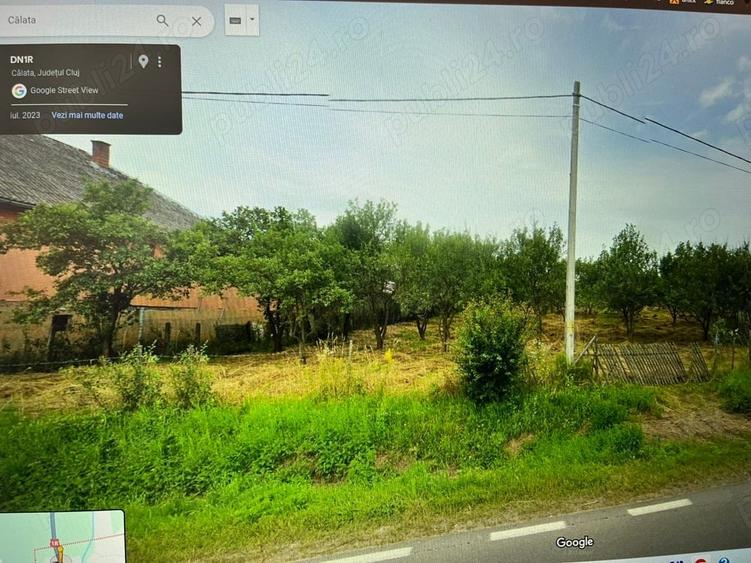 Teren de 2600 mp, în Călata
