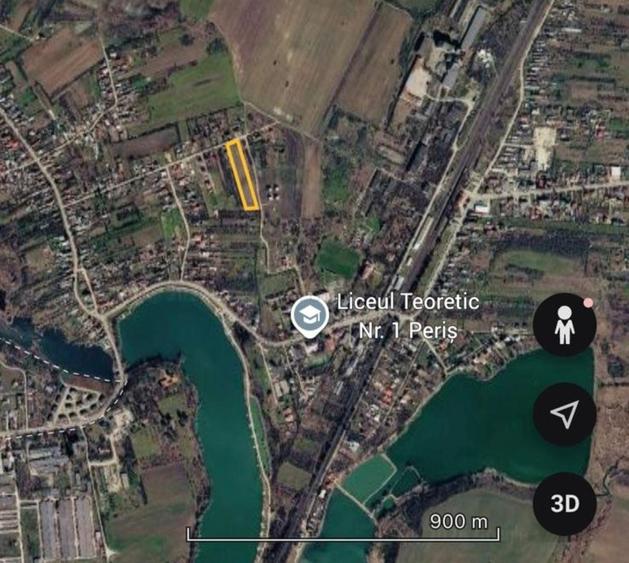 Teren agricol intravilan de 5906 mp, în Periș