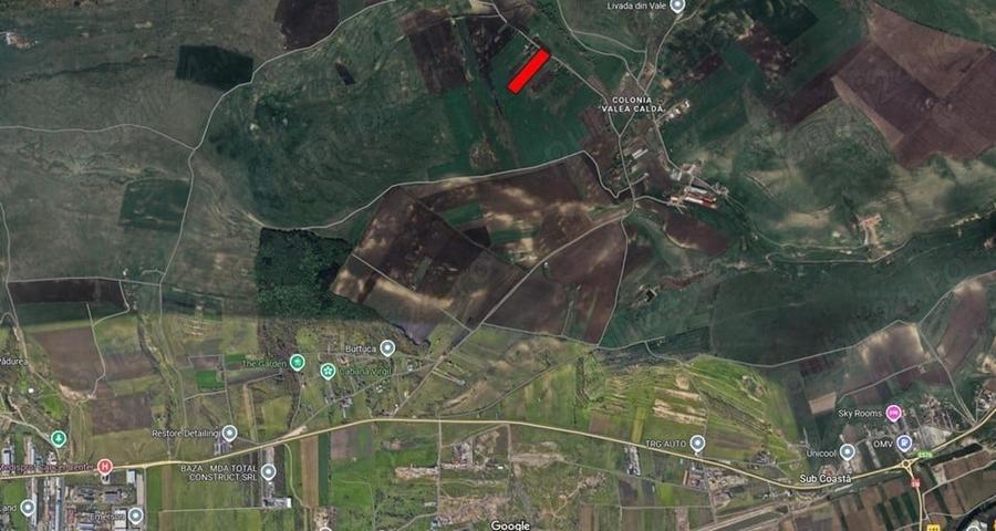 Teren de 2400 mp, în Central