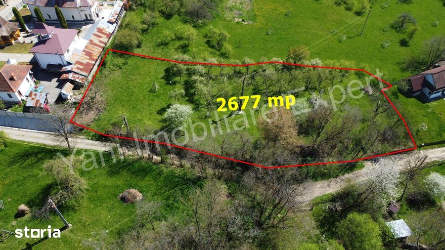 Teren de 2677 mp, în Valea Iașului
