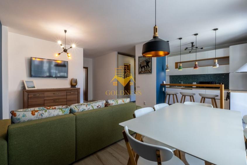 Apartament cu 2 camere semidecomandat, mobilat în Andrei Mureșanu
