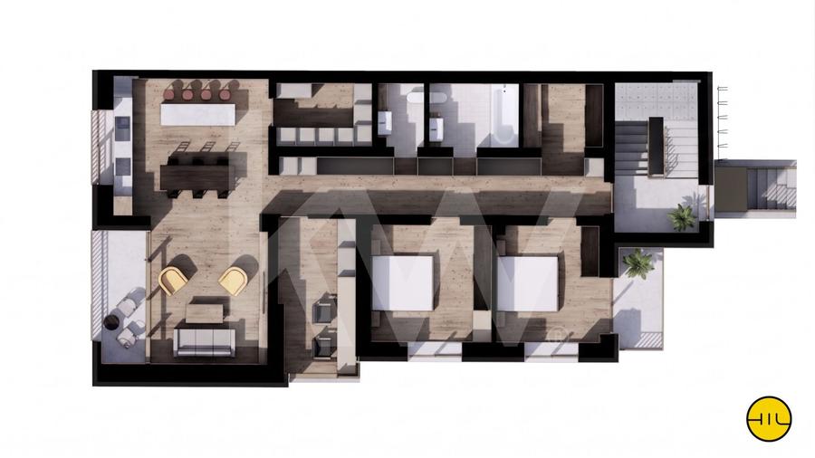 Casă cu 8 camere cu Teren 812 Mp în Central