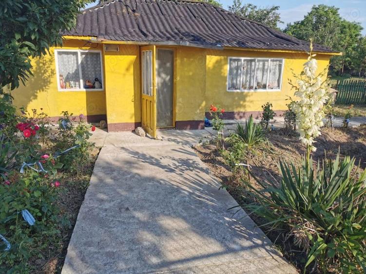 Casă individuală cu 2 camere cu Teren 1700 Mp în Vârfu Câmpului