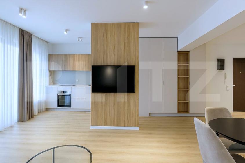 Apartament cu 2 camere semidecomandat, mobilat în Plopilor