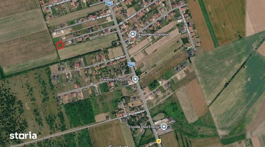 Teren de 583 mp, în Vetiș