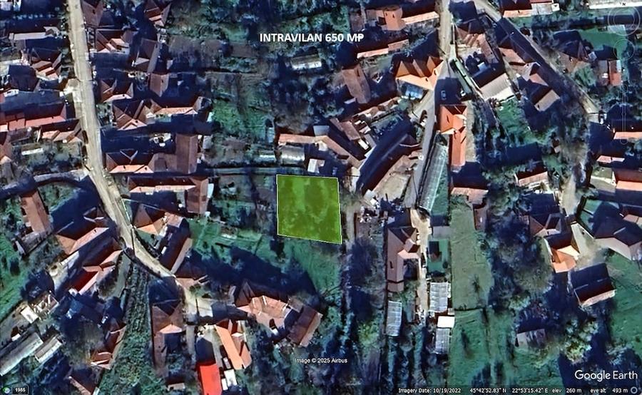 Teren de 650 mp, în Teliucu Inferior