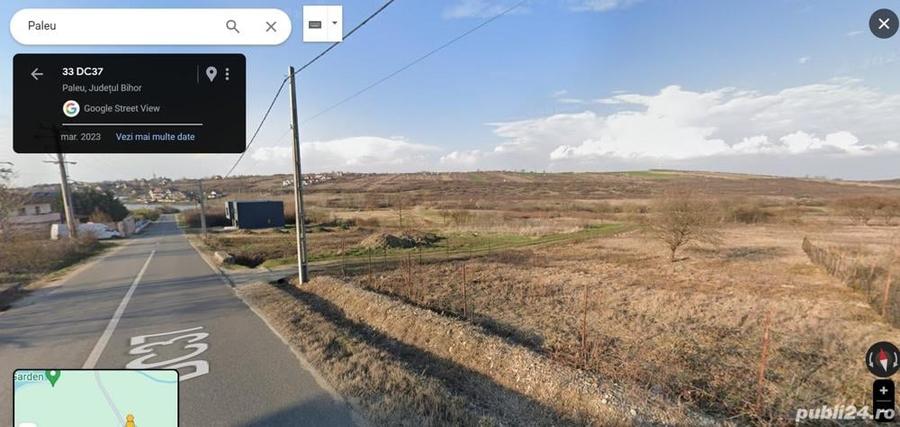 Teren de 2633 mp, în Paleu