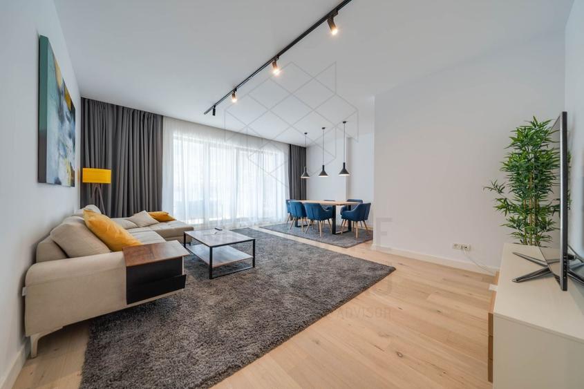 Apartament cu 2 camere decomandat, mobilat în Herăstrău — fotografia 1