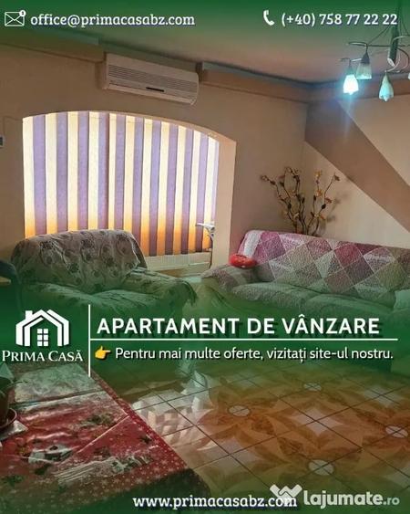 Apartament cu 3 camere semidecomandat în Broșteni