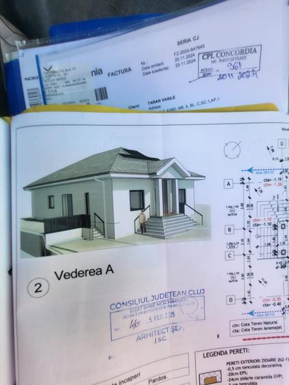 Casă cu 4 camere în Chinteni