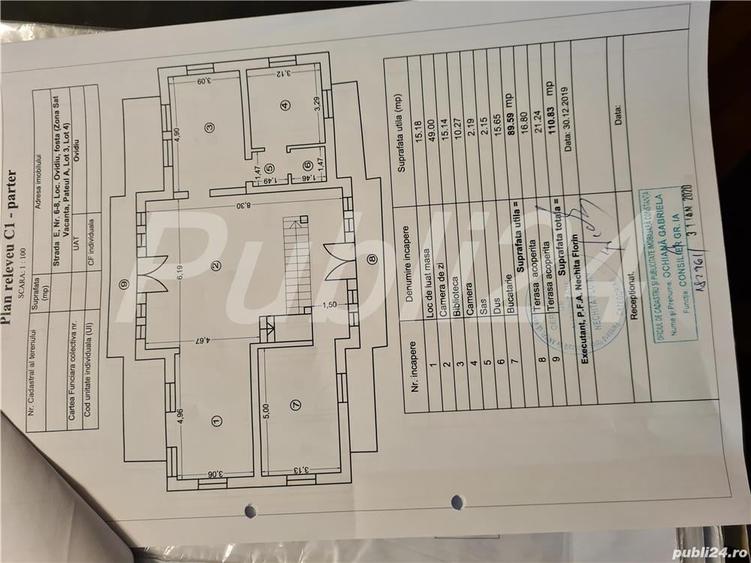 Casă cu 6 camere cu Teren 404 Mp în Ovidiu