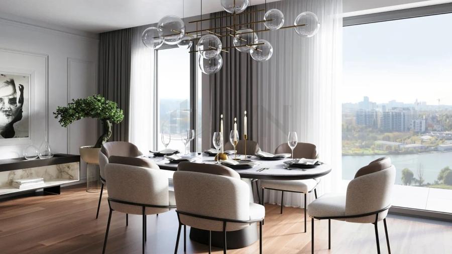 Apartament cu 3 camere decomandat în Barbu Văcărescu