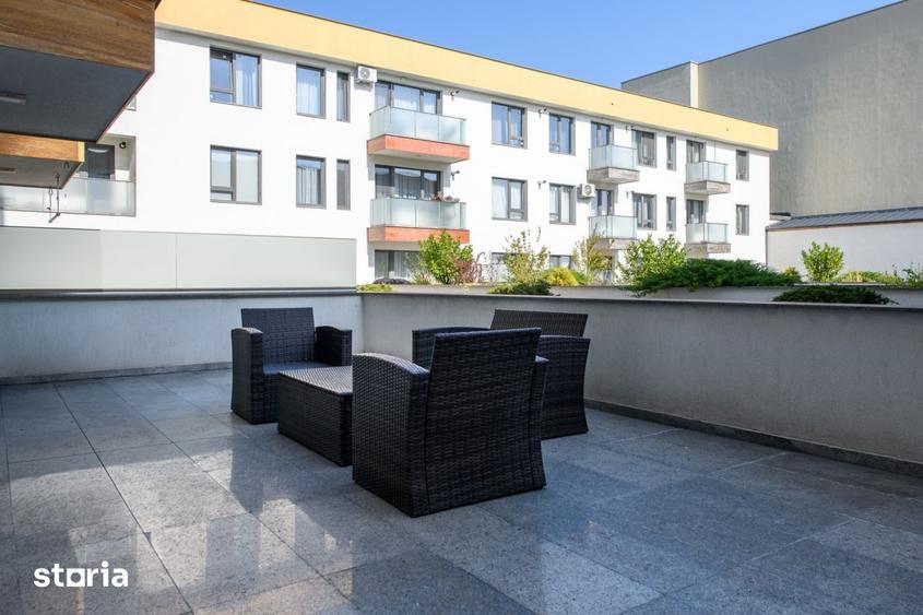 Apartament cu 2 camere, mobilat în Plopilor