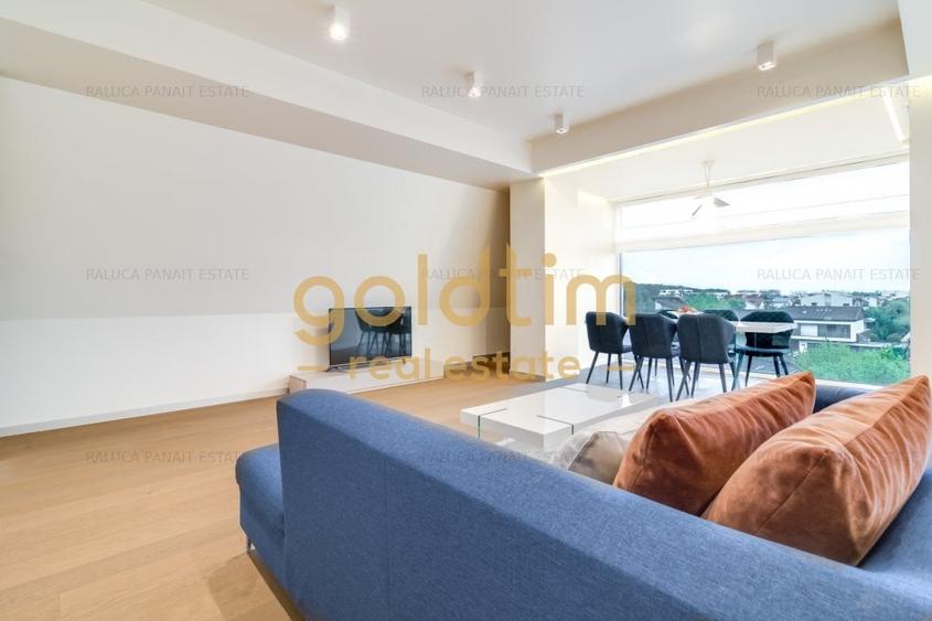 Apartament cu 3 camere decomandat, mobilat în Pipera