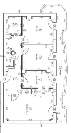 Apartament cu 3 camere decomandat în Calea București