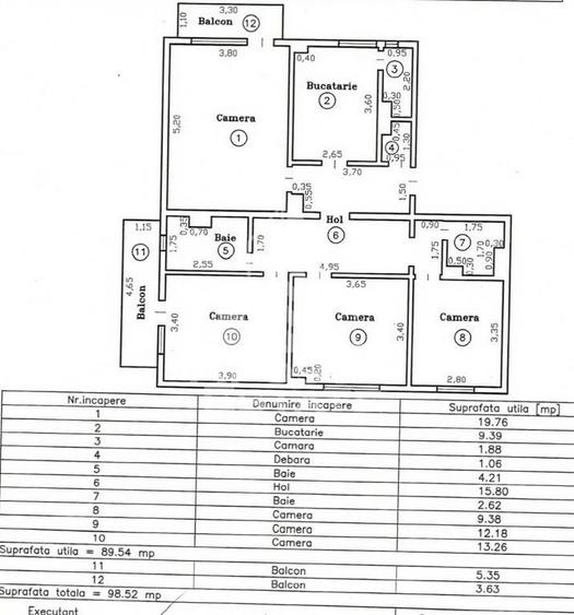 Apartament cu 4 camere decomandat, mobilat în Șagului