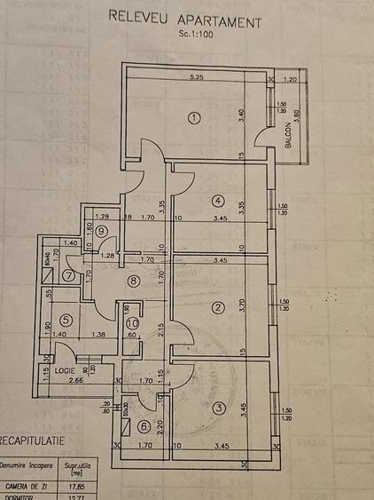 Apartament cu 3 camere decomandat în Alexandru cel Bun