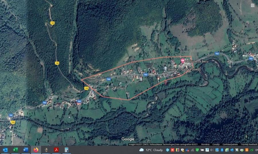 Casă cu 5 camere cu Teren 1000 Mp în Goiești