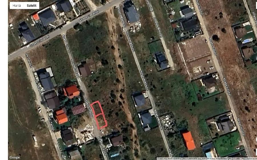 Vand teren intravilan in Domne?ti Ilfov, strada Ciocarliei - str.Crinului. - 1