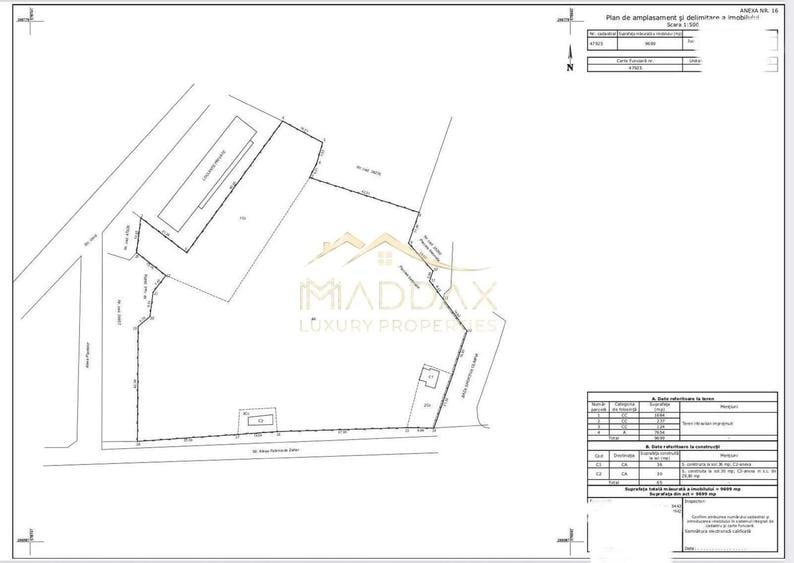 Teren Construcții intravilan de 9850 mp, în Zona Liberă