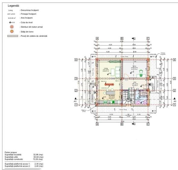 Casă individuală cu 5 camere cu Canalizare în Centura