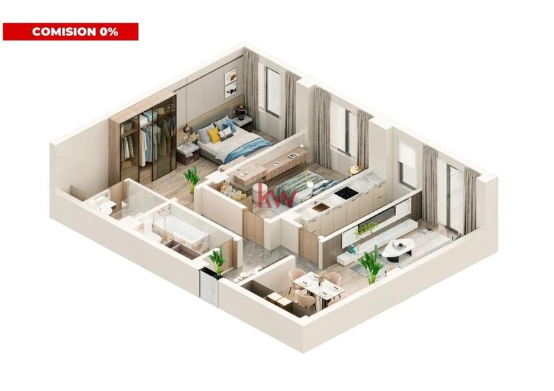 Apartament cu 3 camere în Miroslava — fotografia 1