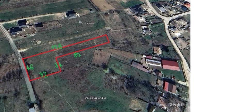 teren de vanzare tomesti intravilan utilitati 3000 mp 35 euro/mp - 4