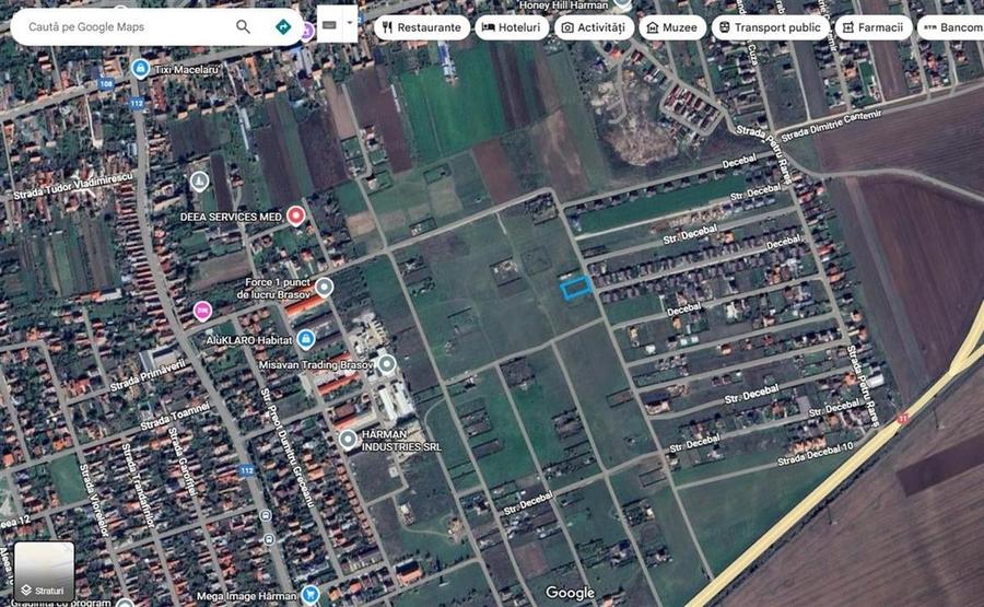 Teren Construcții intravilan de 1000 mp, în Hărman