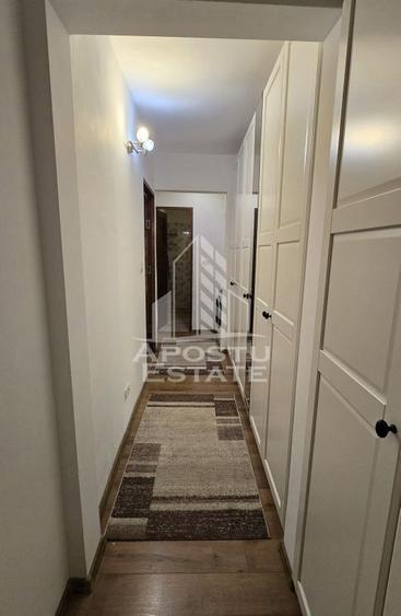 Apartament cu 3 camere decomandat, mobilat în Torontalului