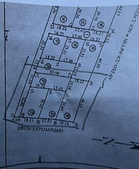 Teren Construcții intravilan de 2494 mp, în Rahova