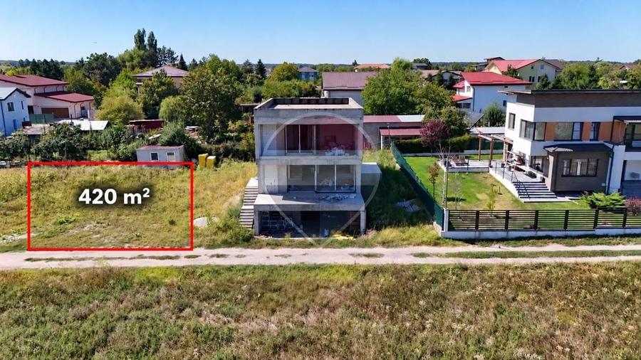 Teren Construcții intravilan de 420 mp, în Corbeanca