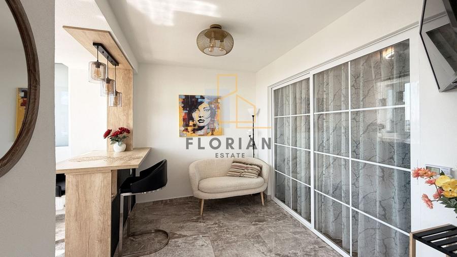Apartament cu 2 camere decomandat, mobilat în Central