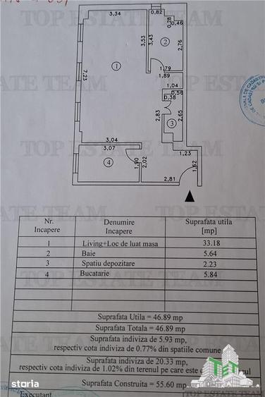 Apartament cu 2 camere semidecomandat, mobilat în Școlilor