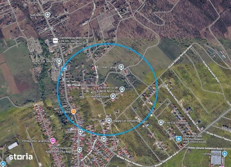 Teren Iris, Pomet, 542 mp si cota parte la drum privat, investitie - 1