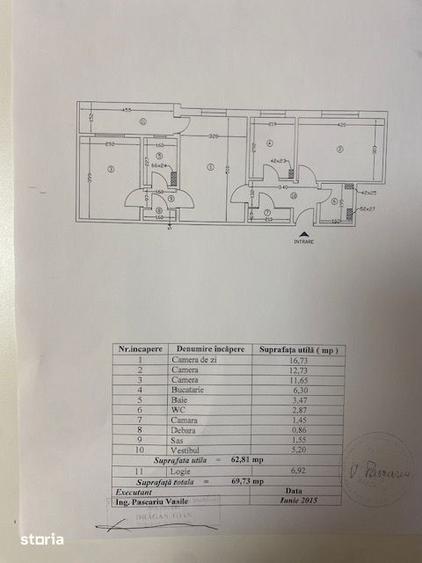 Apartament cu 3 camere semidecomandat în Drumul Taberei