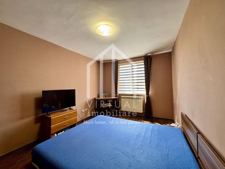 Apartament cu 3 camere semidecomandat, mobilat în Hipodrom 3