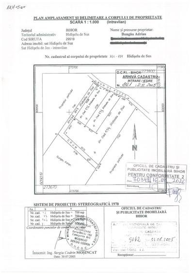 Teren de 2376 mp, în Hidiș