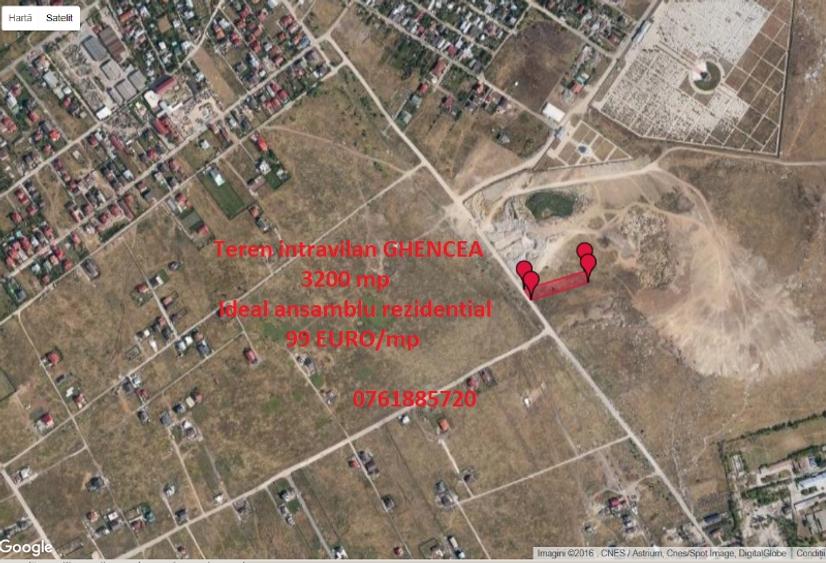 Teren intravilan de 500 mp, în Ghencea