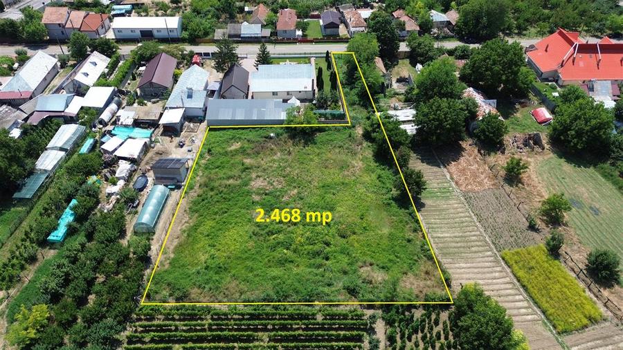 Teren Construcții intravilan de 2468 mp, în Biliești