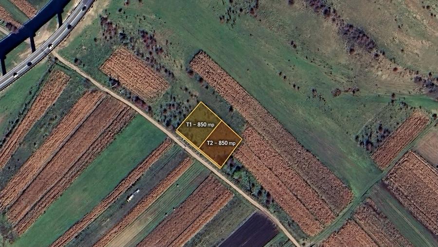 Teren Construcții intravilan de 1700 mp, în Vâlcele