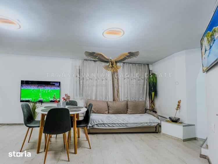 Apartament cu 3 camere semidecomandat, mobilat în Între Lacuri