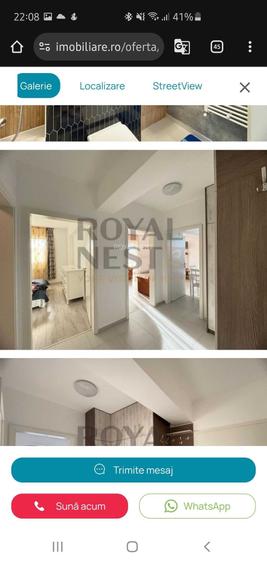 Apartament cu 2 camere decomandat în Exterior Vest